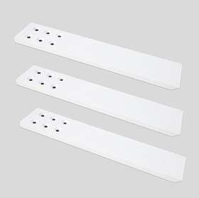 Winker 717504936895 Countertop Support Bracket 3 Pack 12 Inch Lx 2.5 W Hidden White