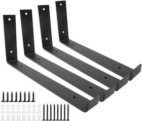 Sb-001 Winker Shelf Brackets 12 Inch 4pcs Actual 11.25 Frostblack-4pcs