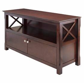 40643 Winsome Xola Console Tv Stand Screens Up To 46 Inch Cappuccino
