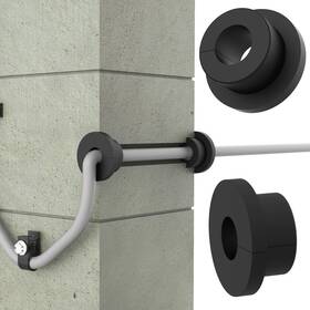 Wuutyty 781108338317 Starlink Cable Routing Kit For 3/4 Inch Wall Hole Feed Through Bu