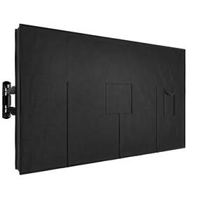 Yacona 717308873679 Outdoor Tv Cover Fitted Waterproof Weatherproof Television Protector 50-55in