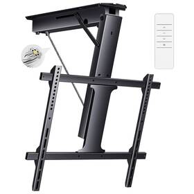 Yegosh 751007436230 Electric Ceiling Tv Mount Remote Adjustable Flip Down Bracket For 32 To 70 Inch