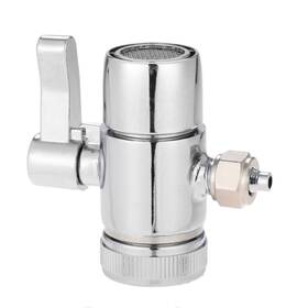 Yetaha Sz070030063948rk-1 Faucet Diverter Valve Metal Polished Chrome Fits For 1/4 Inch Ro Tubing