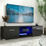 Yoq4238846 Woody Home Tv Stand With High Gloss Drawers Led Lights