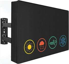 00024 Yotom Waterproof Outdoor Tv Covers For 40 To 43 Inches Outside 40-43 Black