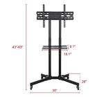 Yt00063561 Yaheetech Mobile Tv Cart Height Adjustable Stand Mount For Led
