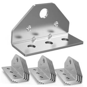 Qbm91012 Yuleimy Boat Trailer Bunk Brackets 12-pack - Galvanized 12 Pcs Top Angle Bracket