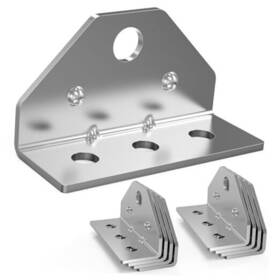 Qbm9108 Yuleimy Boat Trailer Bunk Brackets 8-pack - Galvanized 8 Pcs Top Angle Bracket