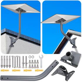 Zeroffi 751007894429 Adjustable Starlink Gen 3 Mount Pole V3 Wall Mounting Kit Starlin