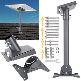 Stwmk-20240810-02-black Zeroffi Starlink Roof Mount Gen 3 Adjustable Mounting Kit Gen3 Bracket