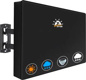 Tvc-4850-blk Zettum Outdoor Tv Cover 50 Inch - 600d Weatherproof And Waterproof For 48 To