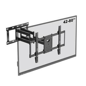 Zpnuzdu 728161204098 Zanuzdu Outdoor Tv Mount Full Motion Articulating Arm Can Tilts And Swivels