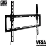 3X Wall Mount Bracket Slim Tilting 42" 46" 47" 50" 55" Lcd Led Flat Vesa. Fixed Price $161.38.
