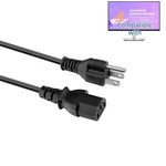 Power Cord Cable For Dell P2722HE IN2030M P2419H P3421W E2316HF SE2416HC Monitor. Fixed Price $5.98.