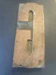Large 6 Inch - Vintage Wood Letterpress Type Block Initial Capital. Fixed Price $24.99.
