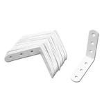 20 Pcs White L Shape Bracket Heavy Duty Corner Brace 2.72" X 0.71" Joint. Fixed Price $29.33.