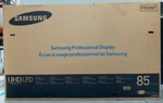 Samsung 85" Commercial Led Lcd Signage Display 4K QM85D Open Box. Fixed Price $3999.99.
