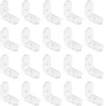 Increway Brackets Transparent 20PCS Clear Acrylic Corner 90 Degree .... Fixed Price $18.42.