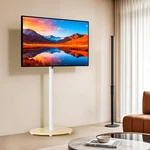 110 Lbs Universal Mobile Tv Stand For 40-75'' Height Adjustable Display Holder. Fixed Price $69.91.