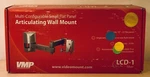 Vmp LCD-1 Silver Multi Configurable Small Flat Panel Wall Mount, New, Open Box. Fixed Price $31.88.