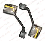 Qsc Performance Led Chrome Hood Mirrors Set Kenworth T680 Peterbilt 579. Fixed Price $275.85.