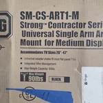 SM-CS-ART1-MSTRONG Contractor Series Universal Single Arm Articulating Mount Pro. Fixed Price $199.00.