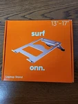 Surf Onn Adjustable Laptop Stand 13"-17" Aluminum Foldable Ergonomic Holder. Fixed Price $17.99.