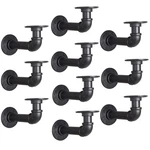 Ycco Industrial Pipe Shelf Brackets For 6-12 Depth Woodheavy-duty 3/4. Fixed Price $95.62.