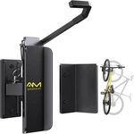 New Alphamount Heavy-duty Swivel Bike Wall Mount, Space-saving Rack Up To 66 Lbs. Fixed Price $15.95.