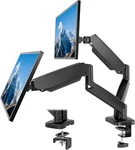 Screen Gas Spring Monitor Arm Desk Stand Dual Mount Ultra Wide 15-27". Fixed Price $33.18.