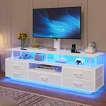 Stand Mount For 45 55 65 70 Inch Led Power Outlets Storage White. Fixed Price $181.99.