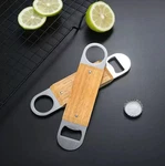 1PC Beer Bottle Opener Solid Wood Handle Stainless Steel Creative. Fixed Price $12.49.