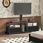 Tv Stand With Mount For Up To 75", Entertainment Center. Fixed Price $142.99.