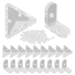 Piutouyar 20 Pack Acrylic Corner Brackets, Clear L-shaped & Triangle. Fixed Price $10.24.