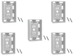 5 Pcs Single Gang Surfacemount Outlet Backbox Junction Wall Plate Cable Wire. Fixed Price $23.95.