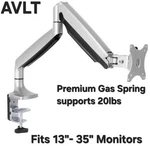 Single Monitor Desk Mount Fits 13"-32" 20LBS Capacity AVLT-DM03-1 Heavy Dut. Fixed Price $44.99.