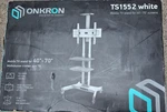 Onkron TS1552 White Mobile Tv Stand For 40" - 70" Screens. Fixed Price $58.50.