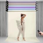 6 Roller Motorized Electric Wall Ceiling Mount Background Support System +remote. Fixed Price $200.00.