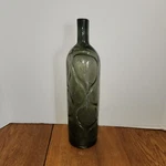 Uma Enterprises 19" X 5" Smoke Green Glass Vase. Fixed Price $30.00.