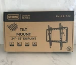 Strong Sm-cb-t-m Low Profile Tilt Tv Wall Mount Carbon Series (nib) 24 55 Inch. Fixed Price $95.00.