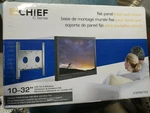 Chief Ic Series 10-32 Flat Panel Fixed Wall Mount Titanium Finish New Box. Fixed Price $17.90.
