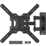Full Motion Wall Mount Bracket With Swivel Arm For 23 To 65 Inch Tvs, Holds. Fixed Price $36.62.