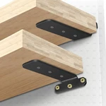 Shelf Bracket, Floating Brackets, 4PACK Heavy Duty 6 Inch Long For Shel.... Fixed Price $28.54.