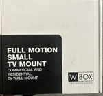 W Box Technologies- 13"-37" Articulating Full Motion Tv Mount Bk (0E-40APM1337). Fixed Price $16.99.