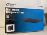 Commercial Electric MB-51310 Wall Mounted Component Shelf Black Nib Ships Fast. Fixed Price $16.25.