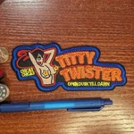 Titty Twister Bar Dust Till Dawn Tv Show Horror Embroidered Iron Patch 2X5". Fixed Price $6.00.