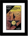 Creative Picture Frames 8.5X11BK-W Black Theatre With White Matting, H.... Fixed Price $38.67.