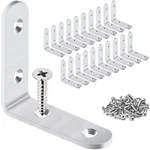 Luckin 20-PACK Corner Brace X 2.5", Heavy Brushed Silver. Fixed Price $34.24.