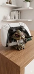 Decorative Monster Controller Stand For Sony Playstation 5, White/black/bronze. Fixed Price $29.00.