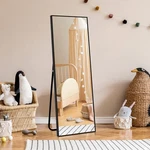 Full Length Wall Mirror, 43X16 Inch Aluminum Alloy Frame Large, Bedroom Dress.... Fixed Price $49.99.
